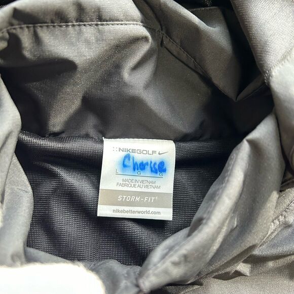 Nike Womens Storm Fit Black Windbreaker Jacket Golf Size Large Missouri Tigers - Picture 6 of 8